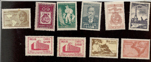 BRASIL - ANO COMPLETO 1951