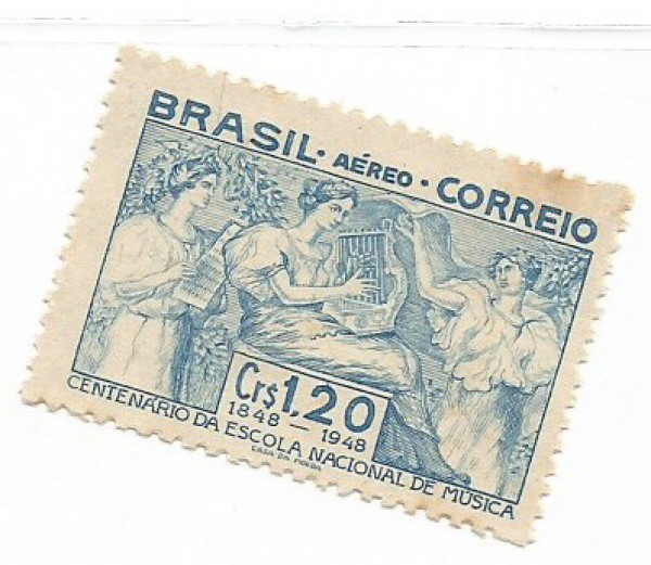 selo brasil a67 , cent da esc nc de musica