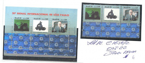 BRASIL - BLOCO 82 -C1650/2 - CAT.22,00