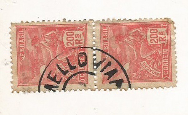 BRASIL, SELO CARIMBO, CIDADE, CORONEL FABRICIANO, MG