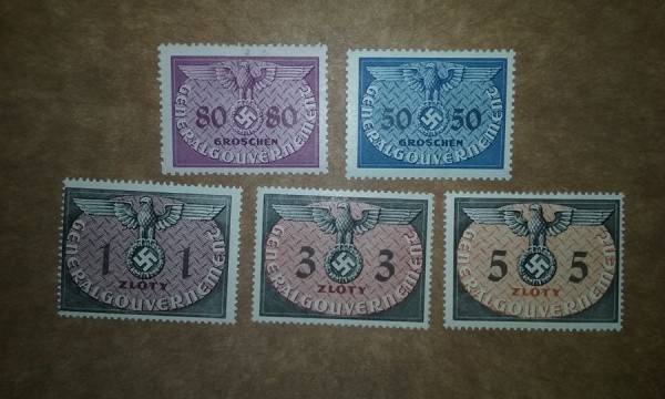 ALEMANHA REICH - ANTIGOS SELOS EM SÉRIE.