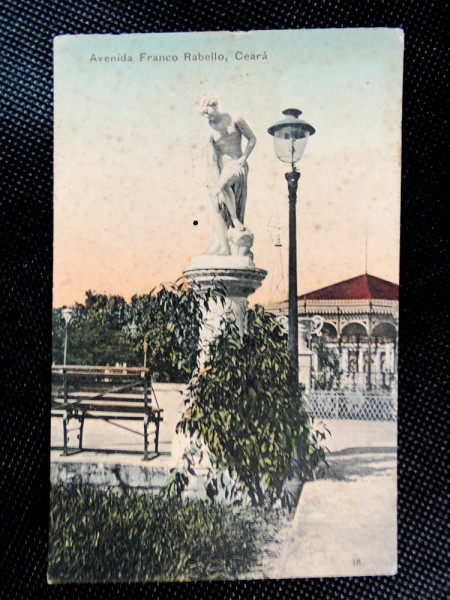 Ceará, postal déc 00/10, AVENIDA FRANCO RABELLO, Raro, Bom estado de conservação. com imperceptíve