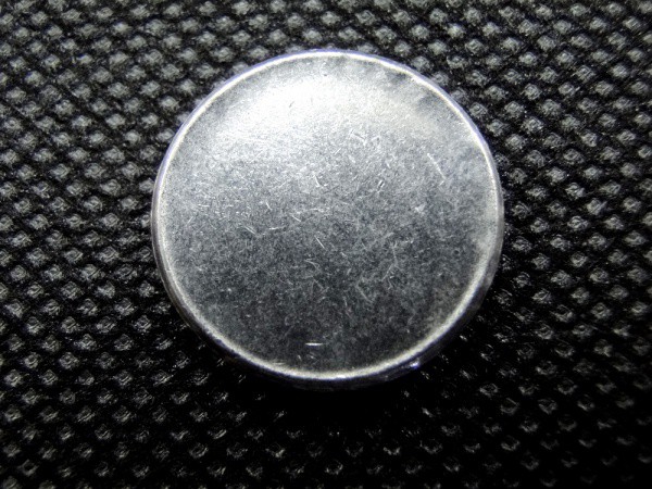 Brasil, moeda 50 cts, faltando a impressão. Somente as bordas com impressão. Rara.