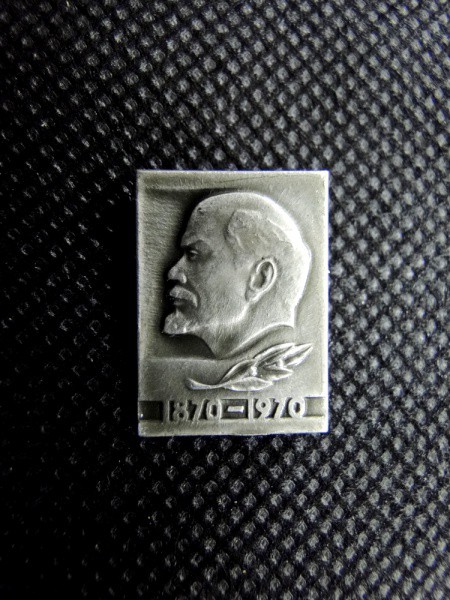 URSS (União Sovietica), pin/broche déc. 70, Lênin. Bom estado de conservação.