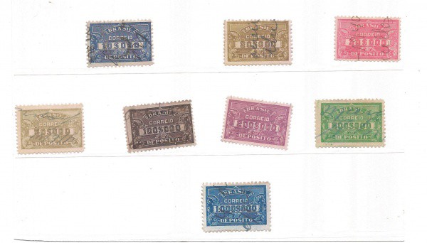 SELOS DEPOSITOS - SERIE 72ES/79ES - CARIMBADOS