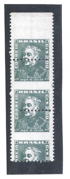 SELO BRASIL - VARIEDADE - PICOTE DESLOCADO - RHM 512/25 - NOVO