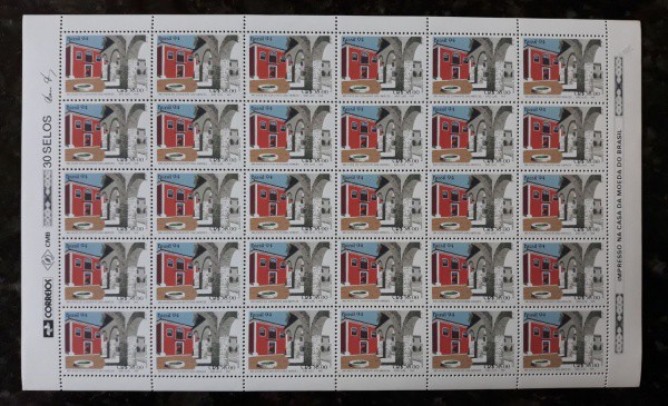 FOLHA DE SELO DO BRASIL - 30 SELOS - RHM 1881 - NOVO