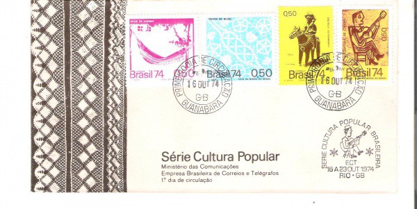 FDC-055 - CBC + 1 DIA - CARIMBO GUANABARA - 09/10/74