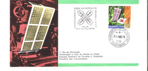 FDC-046 - CBC + 1 DIA - CARIMBO GUANABARA - 06/05/74