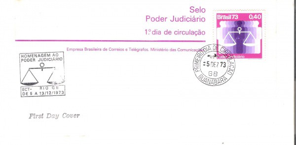 FDC-037 - CBC + 1 DIA - CARIMBO GUANABARA - 05/12/73