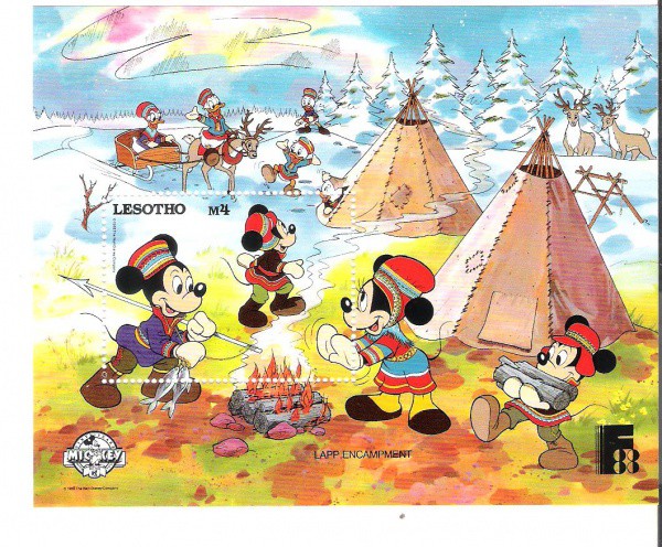 BLOCO ESTRANGEIRO - TEMATICO DA DISNEY - NOVO