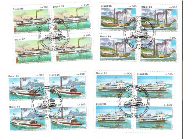 QUADRAS CBC - RHM 1487/88/89/90 - 1985