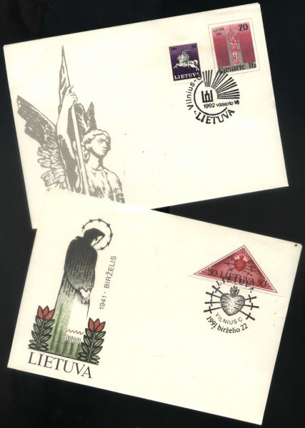 2 - ENVELOPES DA LITUANIA- NOVOS - TEMA - RELIGIAO