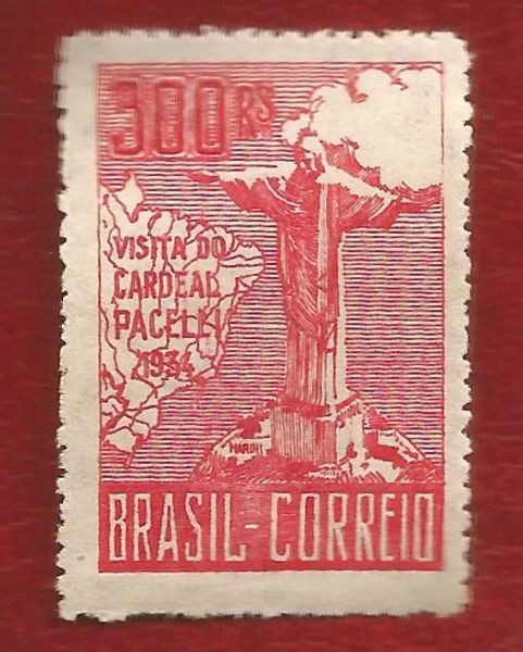Selo do Brasil - C-78A - 300 Réis - Novo - Perfeito - 1ª Coluna - Goma Plena - Raro no Estado de Con