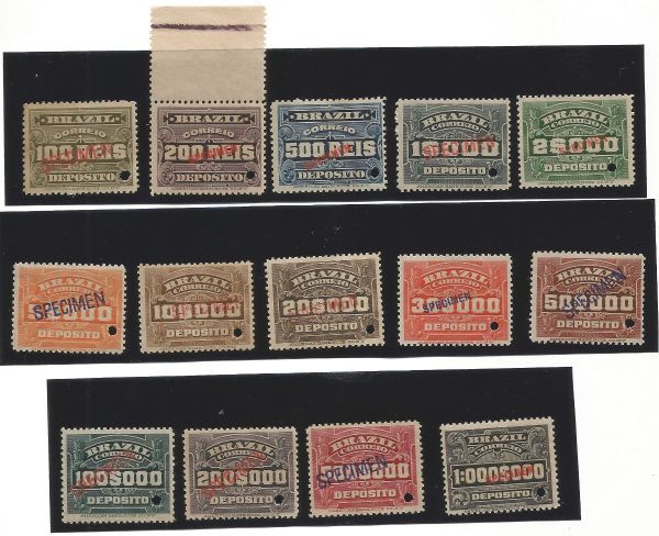 Depósitos - Specimen - D1/14 - Novos - Perfeitos - RHM 1995 31 UF's