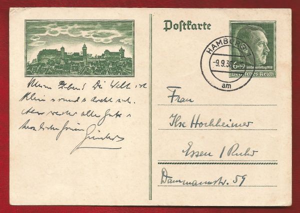 Alemanha Reich - Inteiro Postal - Hitler