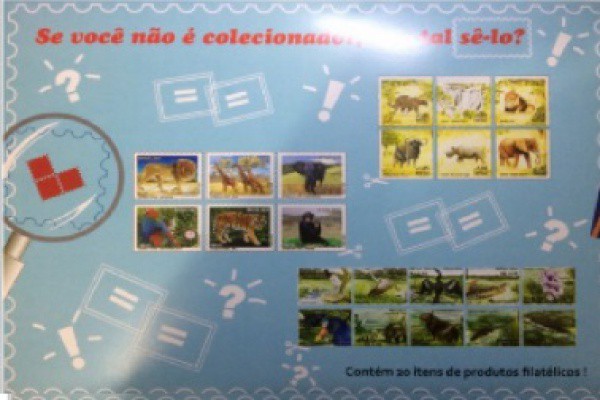 BRASIL - KIT FILATÉLICO COM 20 ITENS FILATÉLICOS , SELOS / MAXIMOS E ETC -PEÇAS EM EXCELENTE ESTADO