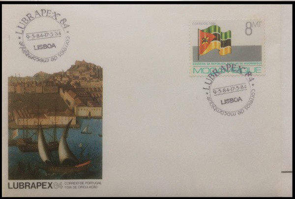 MOÇAMBIQUE - PARTE DE UMA COLEÇÃO COM SELOS E ENVELOPE EM ESTADO MINT DE CONSERVAÇÃO ! TEMA  LUBRAPE
