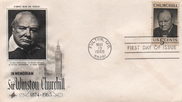 Envelope Comemorativo In Winston Churchill. Maio de 1965. Muito bem conservado