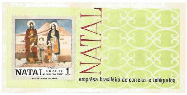AV9844 - Bloco - B030 - Natal 1970 - MINT