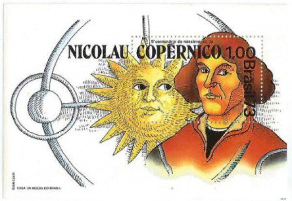 AV9847 - Bloco - B034 - Nicolau Copérnico - 1974 - MINT