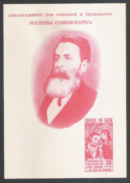 Folhinha: Centenário da Publicação do Livro Iracema de José de Alencar. MBC