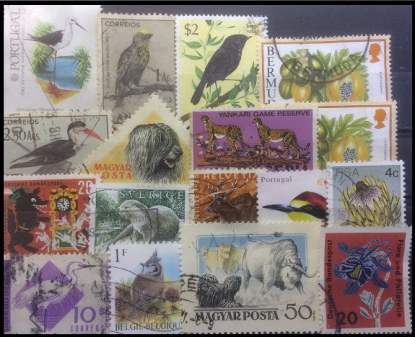 FAUNA E FLORA  - LOTE DE SELOS CLASSICOS EM EXCELENTE ESTADO DE CONSERVAÇÃO !