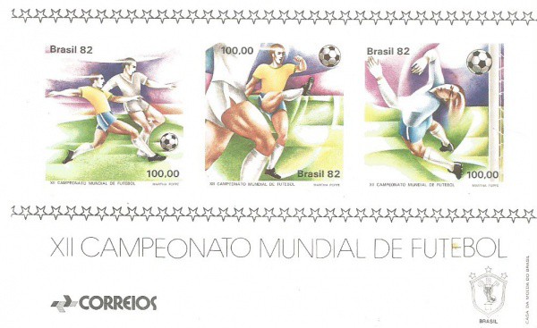 BRASIL - BLOCO 50 XII CAMPEONATO MUNDIAL DE FUTEBOL - ESPANHA 82