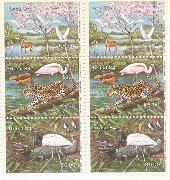BRASIL - C1395/7  PANTANAL MATOGROSSENSE