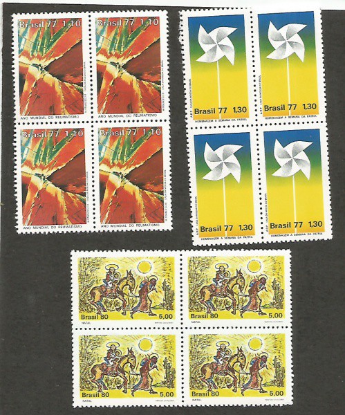 BRASIL - 03 QUADRAS DIFERENTES