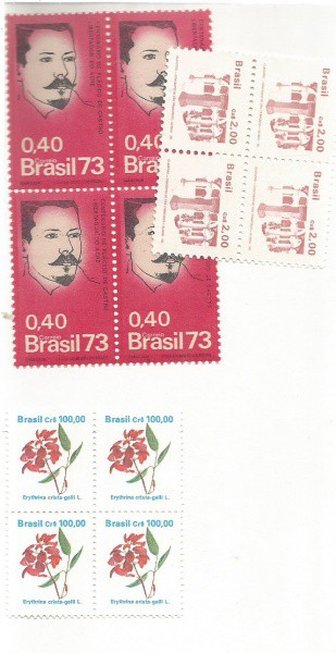 BRASIL  - 03 QUADRAS DIFERENTES