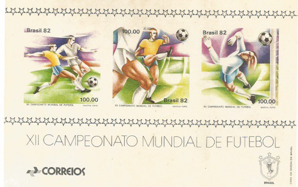 BRASIL - BLOCO 50 XII CAMPEONATO MUNDIAL DE FUTEBOL - ESPANHA 82