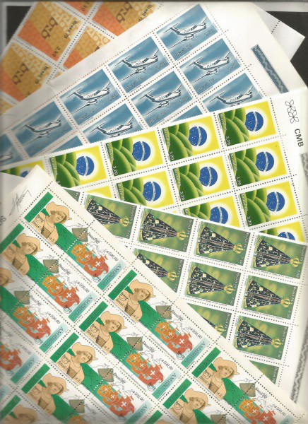 BRASIL - 05 FOLHAS NOVAS -COMPLETAS