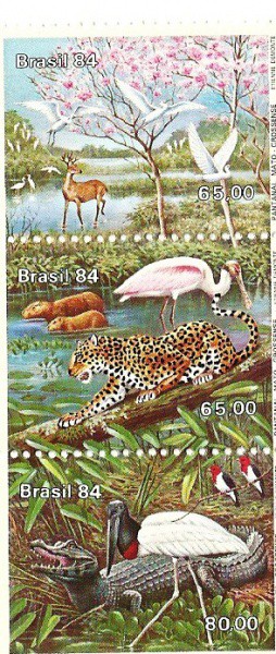 BRASIL - C-1395 C1396 - C1397 PANTAMNAL MATOGROSSENSE