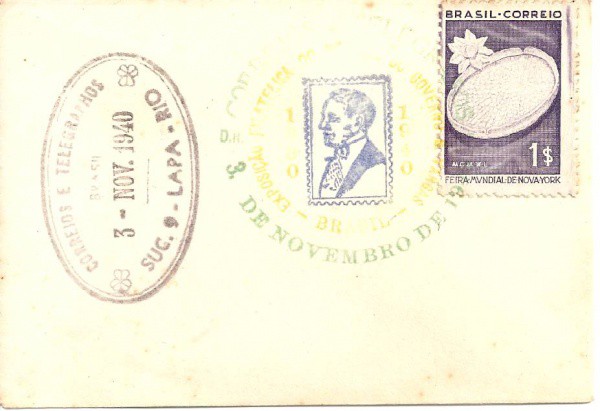BRASIL - ENVELOPE C/ SELO  - CARIMBO 1940