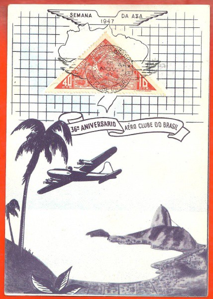 BRASIL - FOLHINHA - SEMANA DA ASA  1947