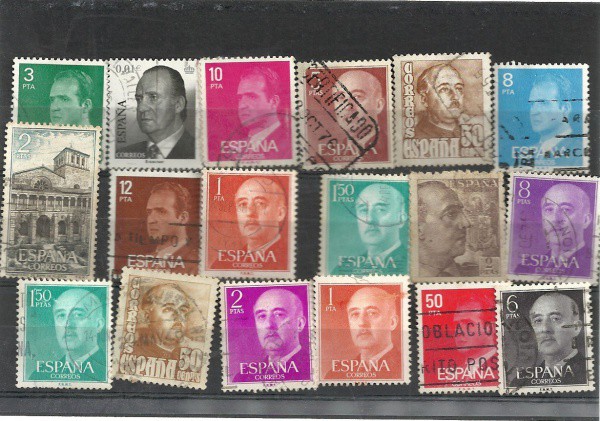 LOTE C 18 SELOS ESPANHA