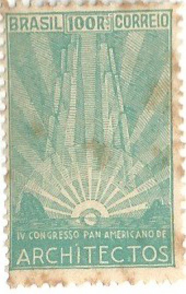 BRASIL- Selo IV congresso pan americano de architectos C24 100r