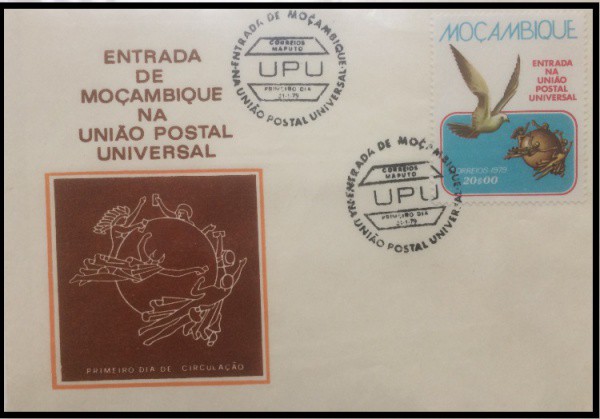 MOÇAMBIQUE - PARTE DE UMA COLEÇÃO COM SELOS E ENVELOPES EM ESTADO MINT DE CONSERVAÇÃO ! TEMA ENTRADA