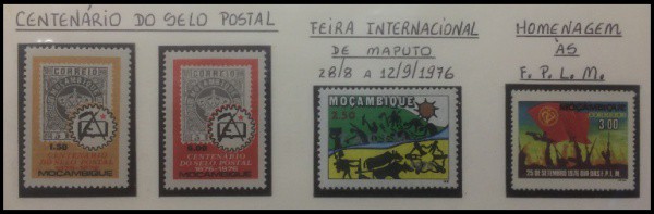 MOÇAMBIQUE - PARTE DE UMA COLEÇÃO COM SELOS  EM ESTADO MINT DE CONSERVAÇÃO    ! CENTENARIO DO SELO P