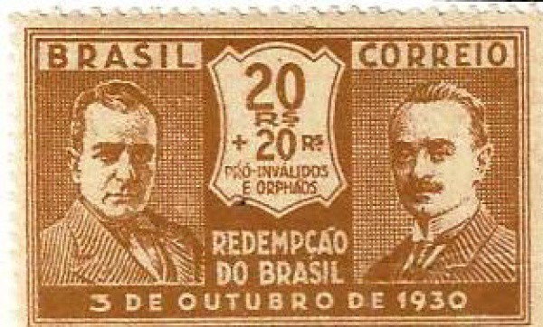 BRASIL - SELO C28 RHM  REDEMPCÃO DO BRASIL - 3/10/1930