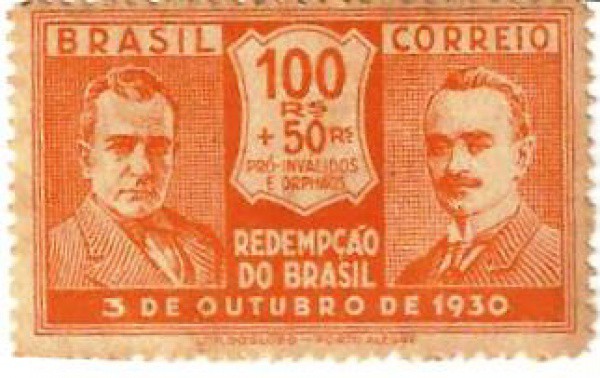 BRASIL - SELO C30 RHM REDEMPÇÃO DO BRASIL -3/10/1930