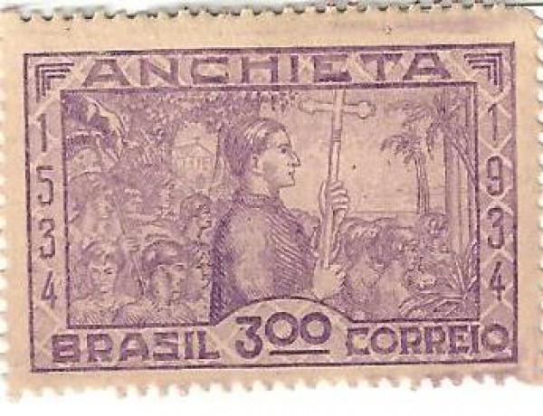BRASIL - SELO C75 - RHM  - 300 REIS