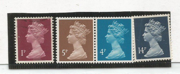 4 selos estrangeiros bem conservados