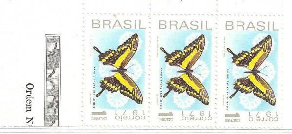 trinca brasil alusivo borboleta