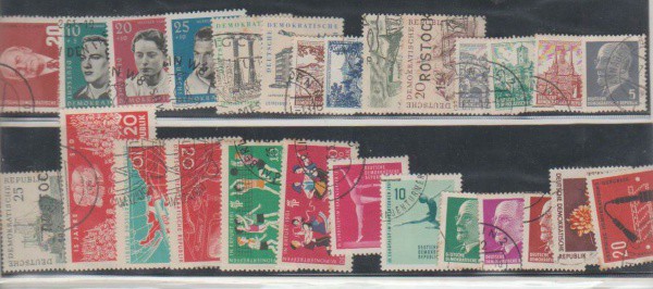 ALEMANHA 1963, LOTE C 27 BONS SELOS
