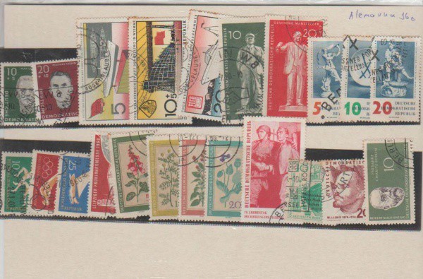 ALEMANHA 22 BONS SELOS P SUA COLEÇAO DE 1960