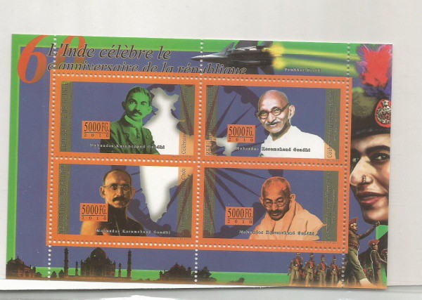 BLOCO ESTRANGEIRO ALUSIVO A GANDHI