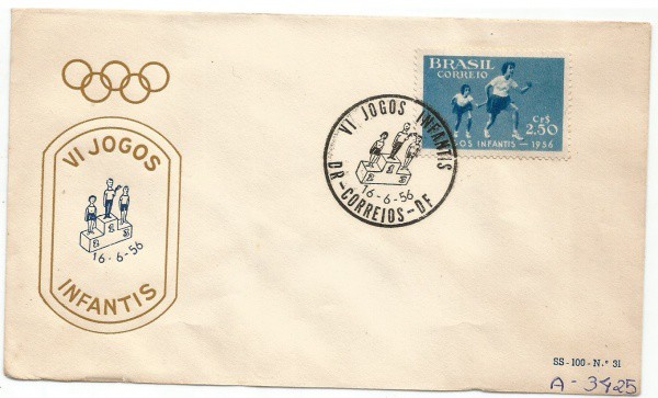 brasil, envelope do primeiro dia