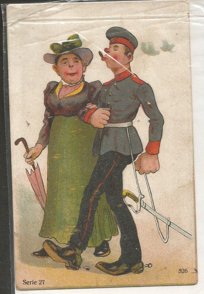 CARTAO POSTAL, SERIE 27, HUMOR